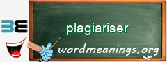WordMeaning blackboard for plagiariser